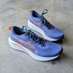 Asics Gel Excite 10 Men's Running Shoes Blue Orange size US 10.5